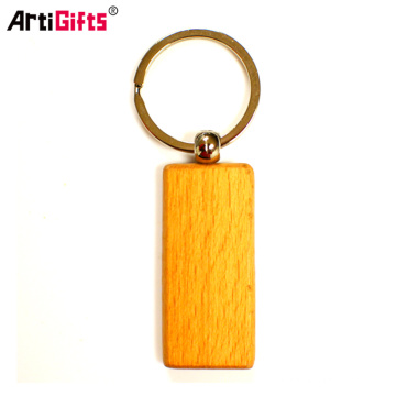 Newest fashion wholesale wooden key ring